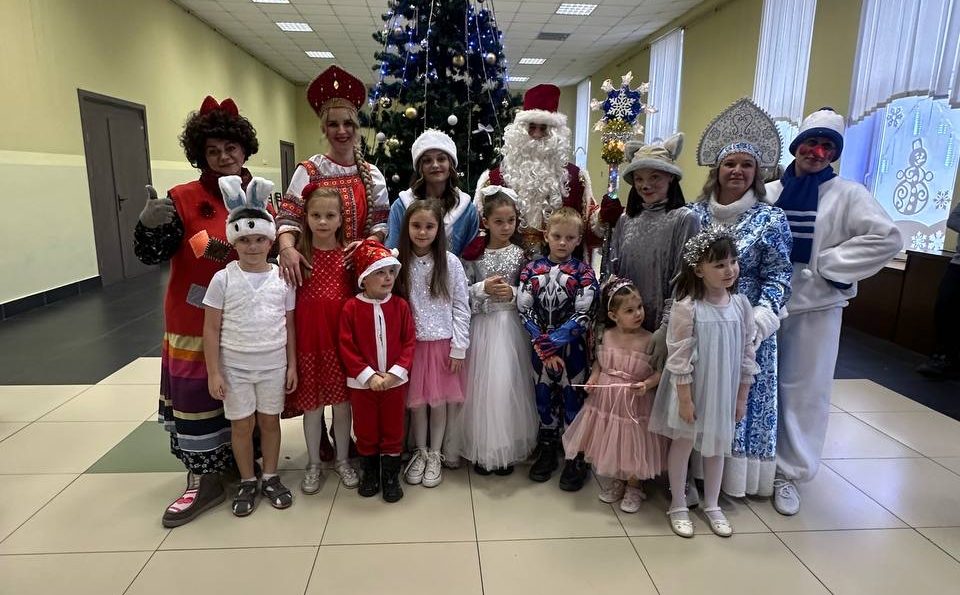 Новогодний утренник для детей работников СТ ОАО «СВІТАНАК»