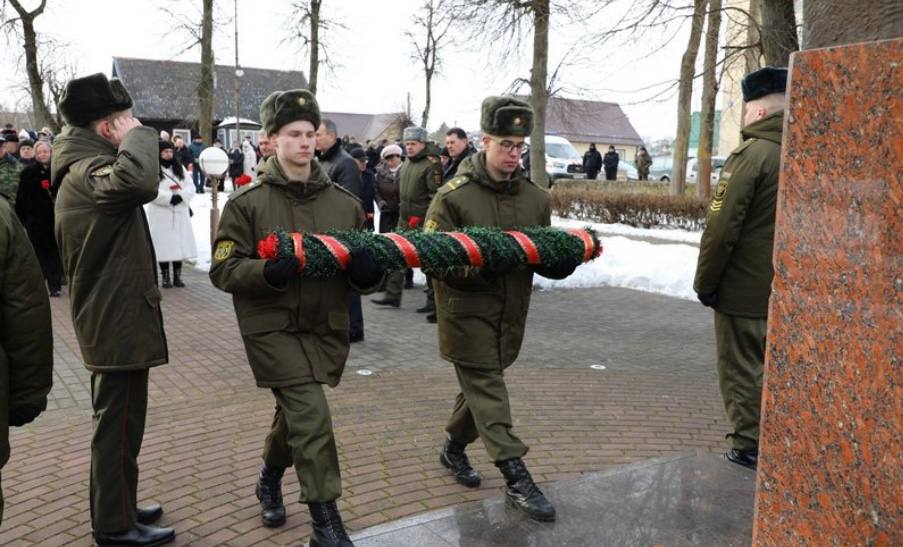 СТ ОАО «СВIТАНАК» приняло участие в митинге ко Дню памяти воинов-интернационалистов